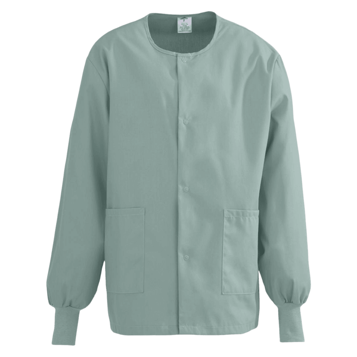 ComfortEase Warm-Up Jacket, Unisex, X-Large, Seaspray, 65% Polyester / 35% Cotton, Reusable, 8832