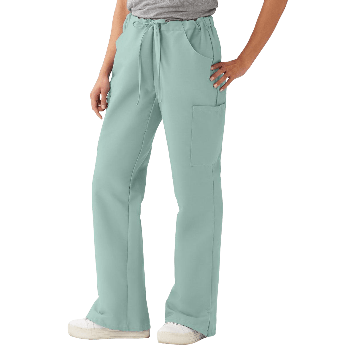 ComfortEase by Medline Scrub Pant, Cargo 5 Pocket, Unisex, X-Large, Seaspray, 65% Polyester / 35% Cotton, 8865