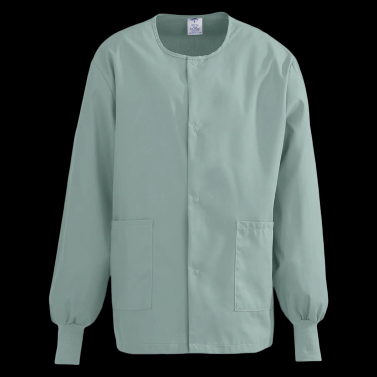 ComfortEase by Medline Unisex Warm-Up Jacket, Seaspray, Medium, 2 Pockets, 8832
