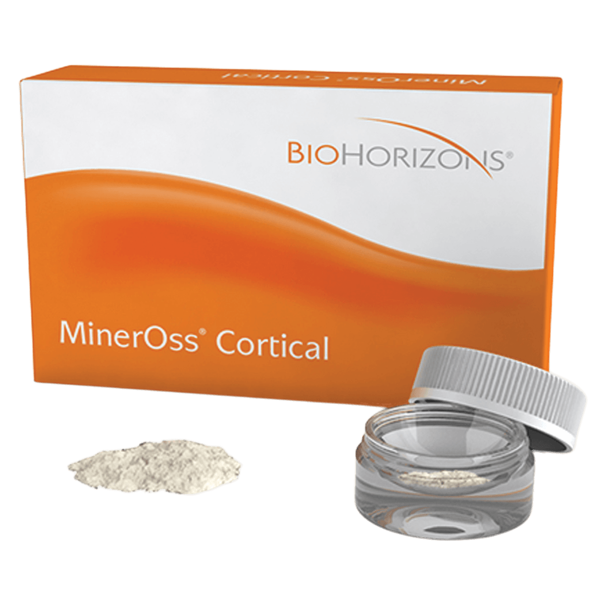 MinerOss Cortical Allograft Bone Graft, 300-1000 µm, 2.5 cc