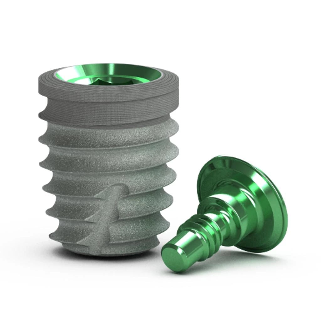 BioHorizons Tapered Short Implant, 4.5 mm Platform, 5.8 x 7.5 mm, Each