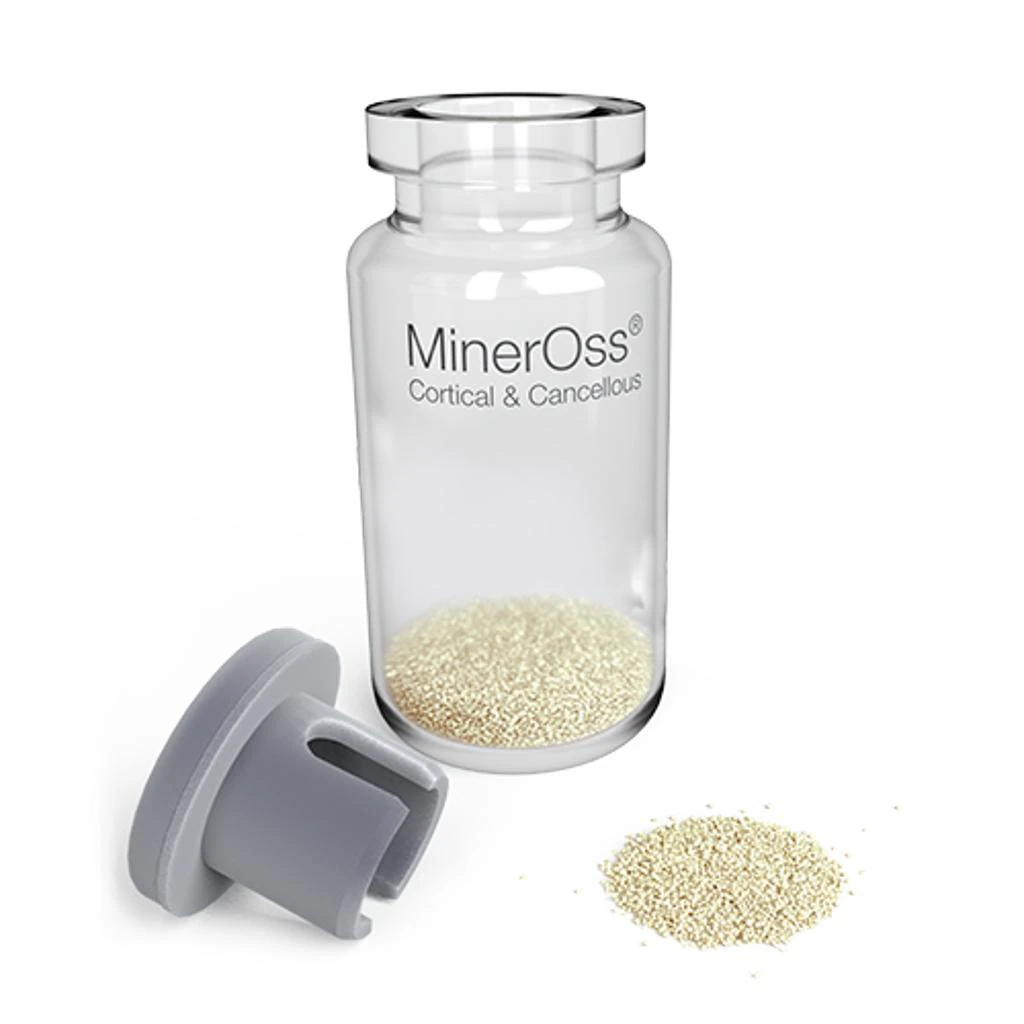 MinerOss Cortical & Cancellous Bone Graft Granules, Human Tissue, 0.5 cc