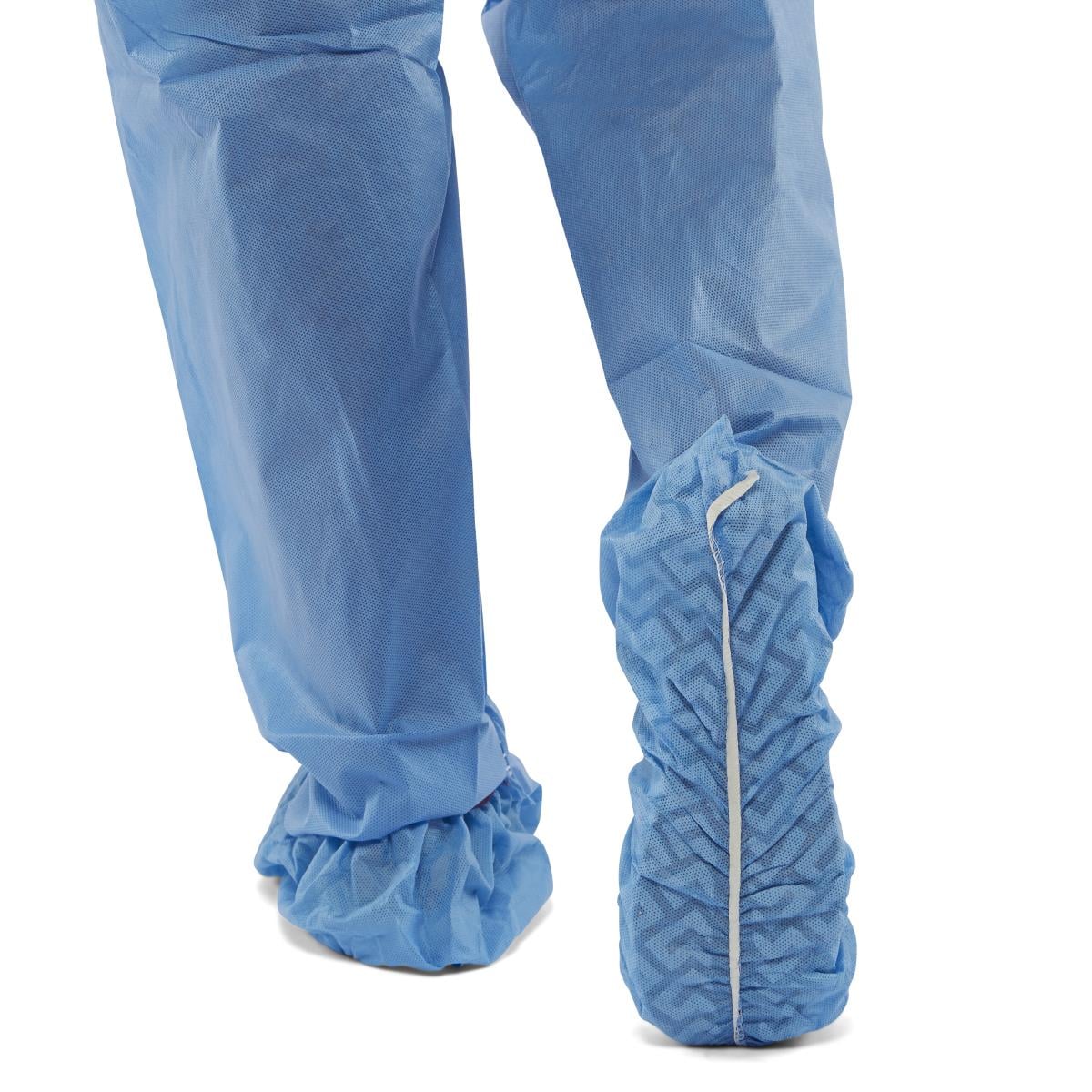 Medline Multi-Layer Non-Skid Shoe Covers, Regular, Blue, 300/Case