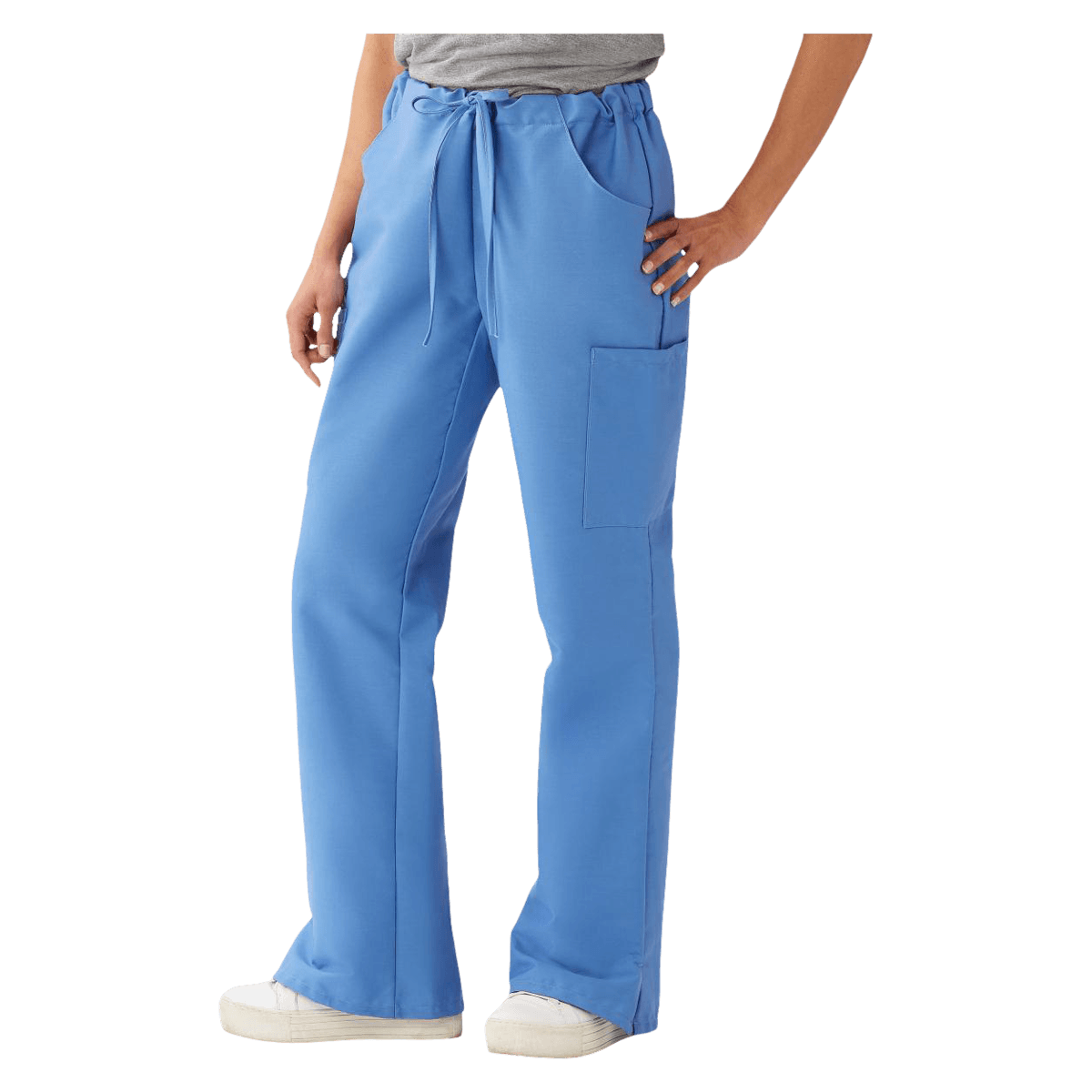 ComfortEase by Medline Scrub Pant, Cargo 5 Pocket, Unisex, Ceil Blue, Small, 65% Polyester / 35% Cotton, Style 8865