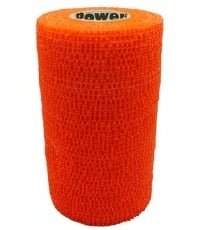 PowerFlex Elastic Athletic Tape, 3" x 6 yd, Orange, Non-Sterile, Latex-Free, 16 Rolls/Case