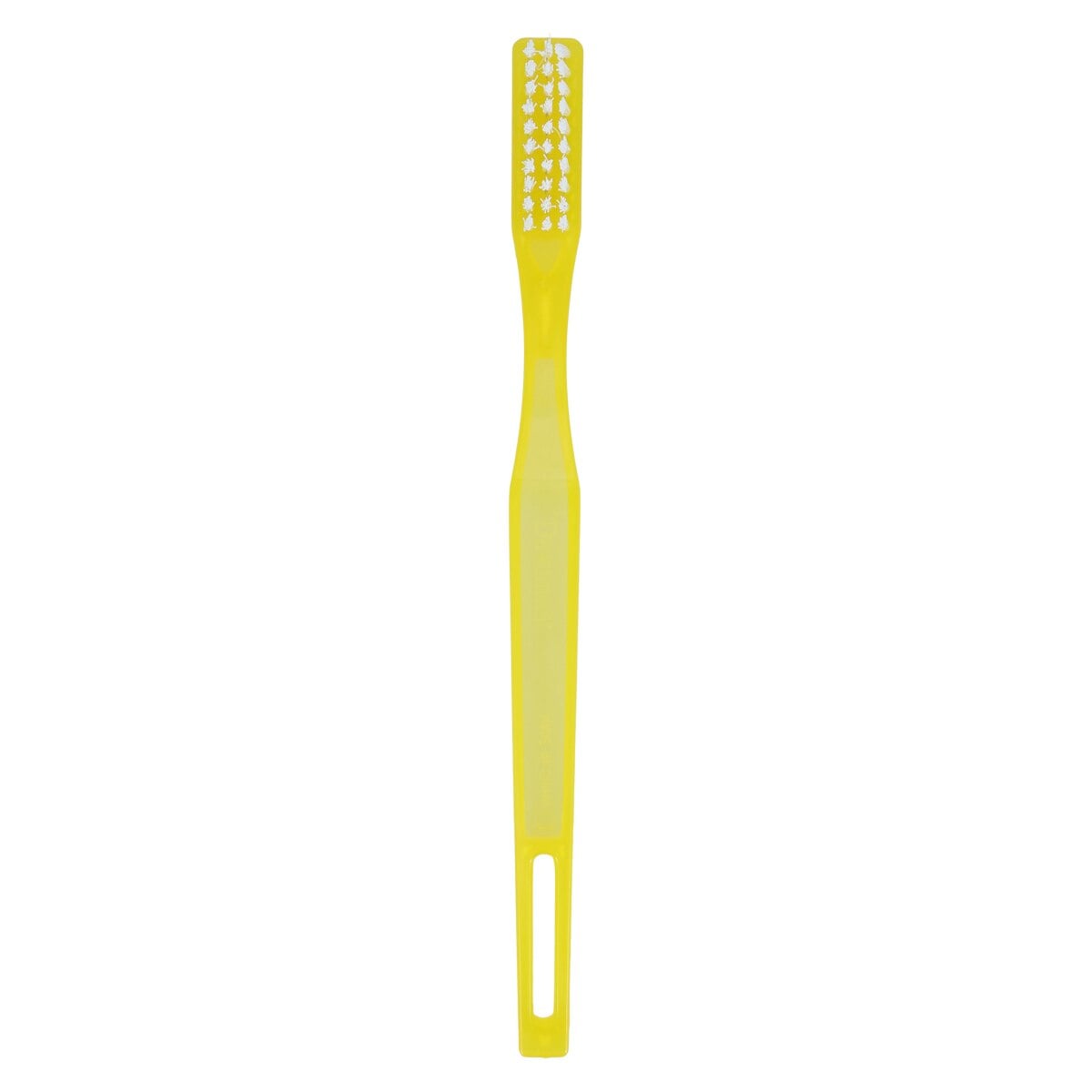 Dukal DawnMist Manual Toothbrush, 30 Tuft, Soft, Yellow, 144/Box