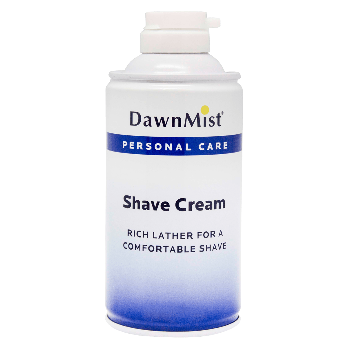 DawnMist Shave Cream Aerosol, Alcohol Free, 11 oz Can, 12/Case