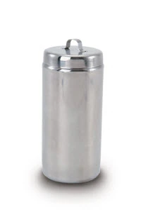 Medegen Stainless Steel Applicator Jar, 1 Gallon, Silver