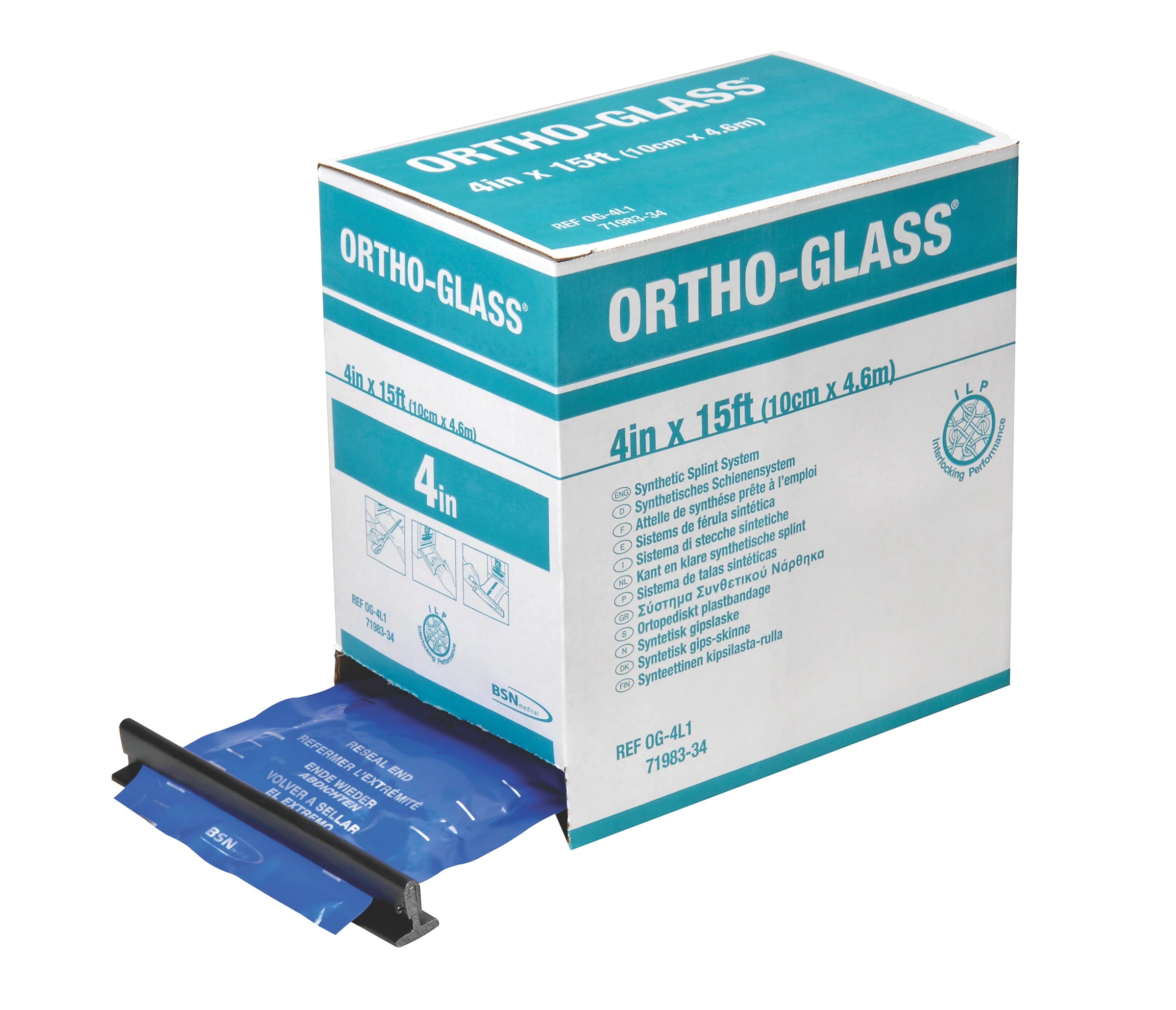 Ortho-Glass Casting Splint System, White, 2" x 15'