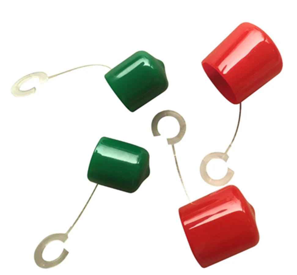 Aquasafe Eyewash Caps for EESA/EESEA 1", Red, Pair (2), 01KTRZ2KW7HS0P2BPD6TG66BAQ