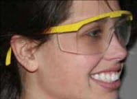 Vented Safety Goggles, Fog Free, Fits Over Prescription Eyewear, 1 Pair