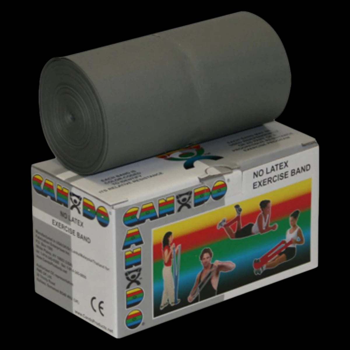 CanDo Exercise Band, Silver (2X-Heavy), 6 yd Roll, Latex-Free