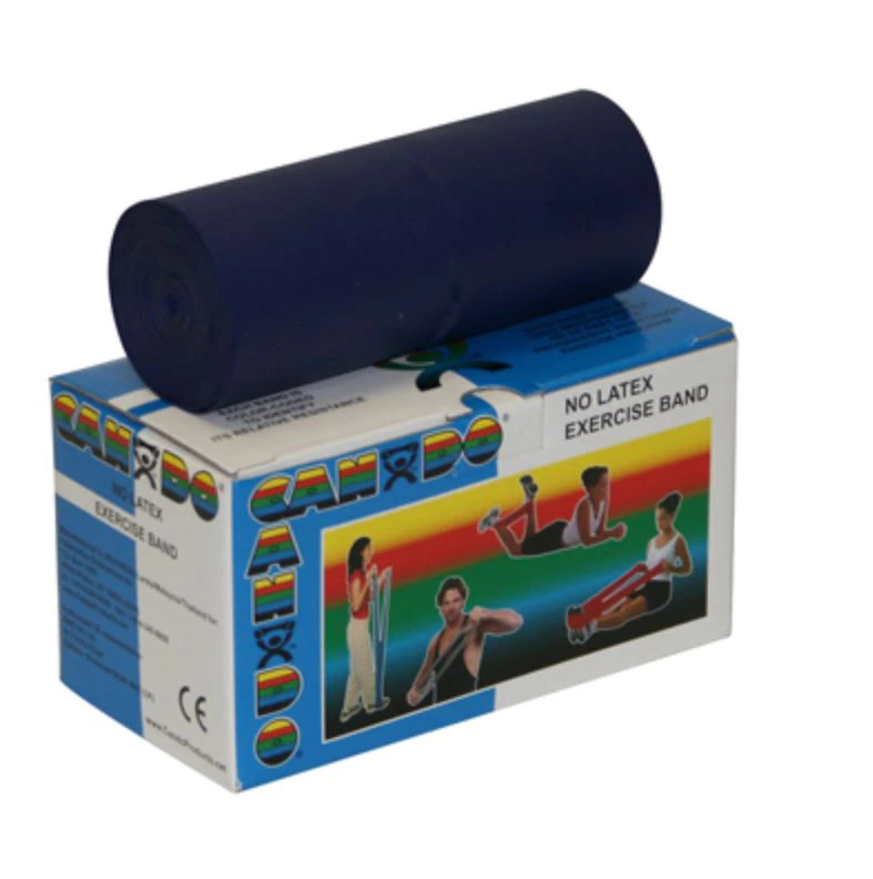 CanDo Exercise Band, Blue, Heavy Resistance, 6 yd Roll
