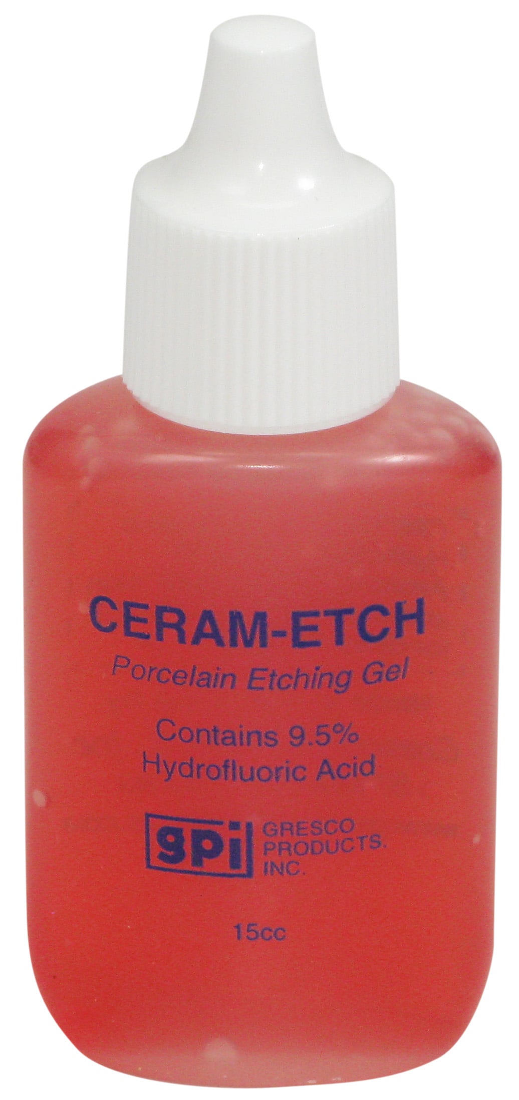Ceram-Etch Porcelain Etching Gel, 9.5% Hydrofluoric Acid, 15 cc Bottle