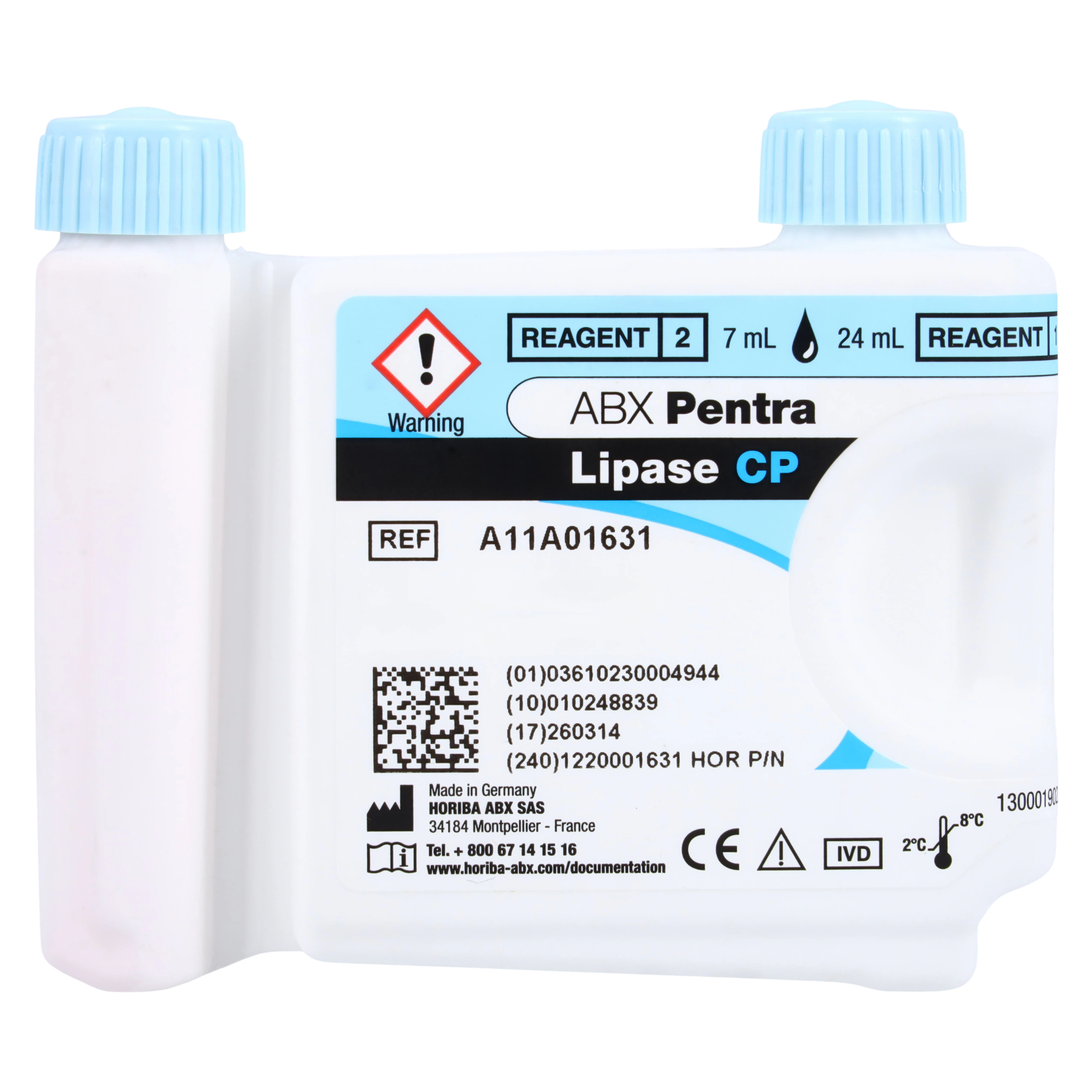 Horiba Medical Lipase CP Reagent, Pentra C400/C200, 100 Count Bottle, 01KT0J0A1N3DQR8R7G376H69YY
