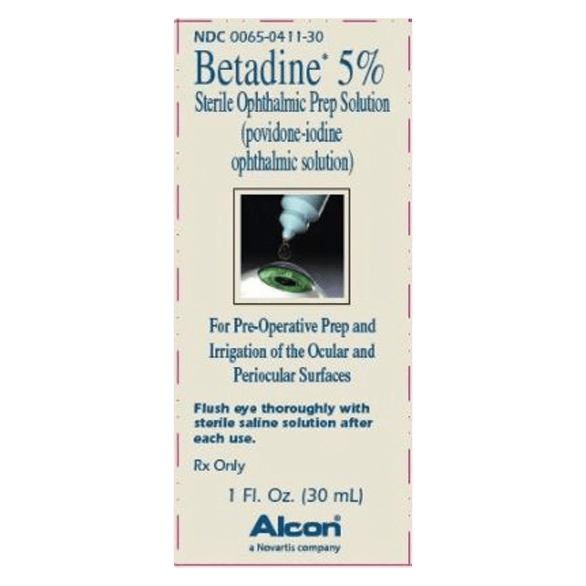 Betadine Ophthalmic Solution 5%, 30mL Bottle