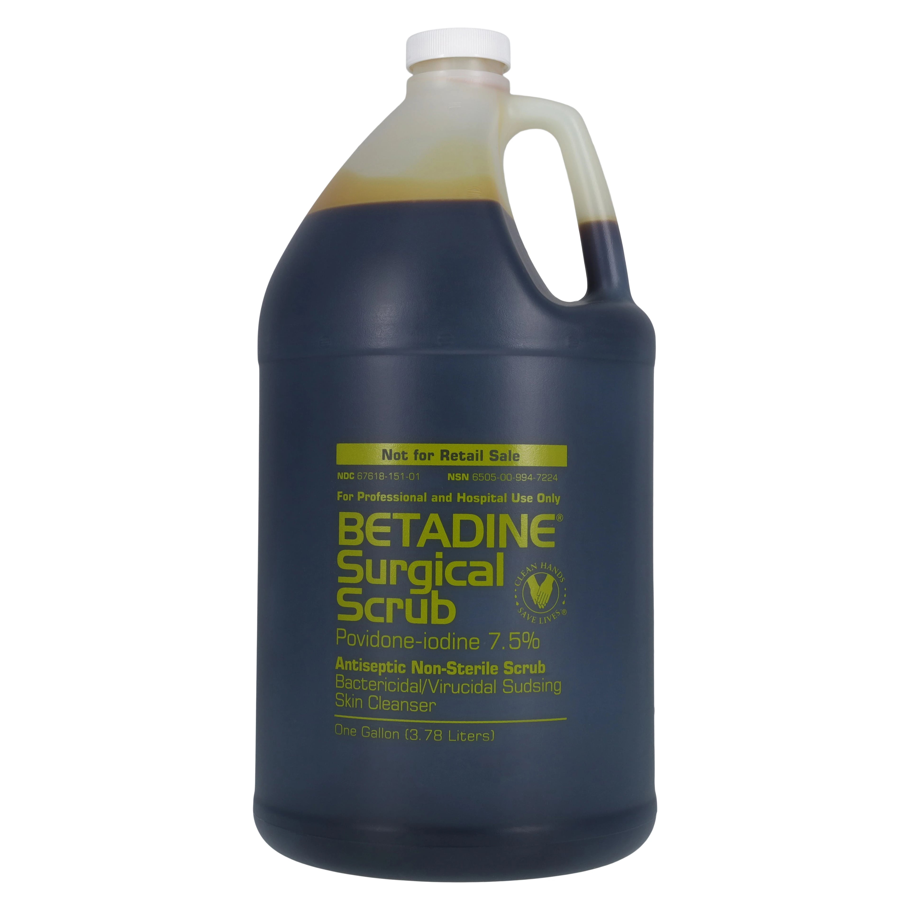 Betadine Surgical Scrub, Povidone Iodine, 1 Gallon