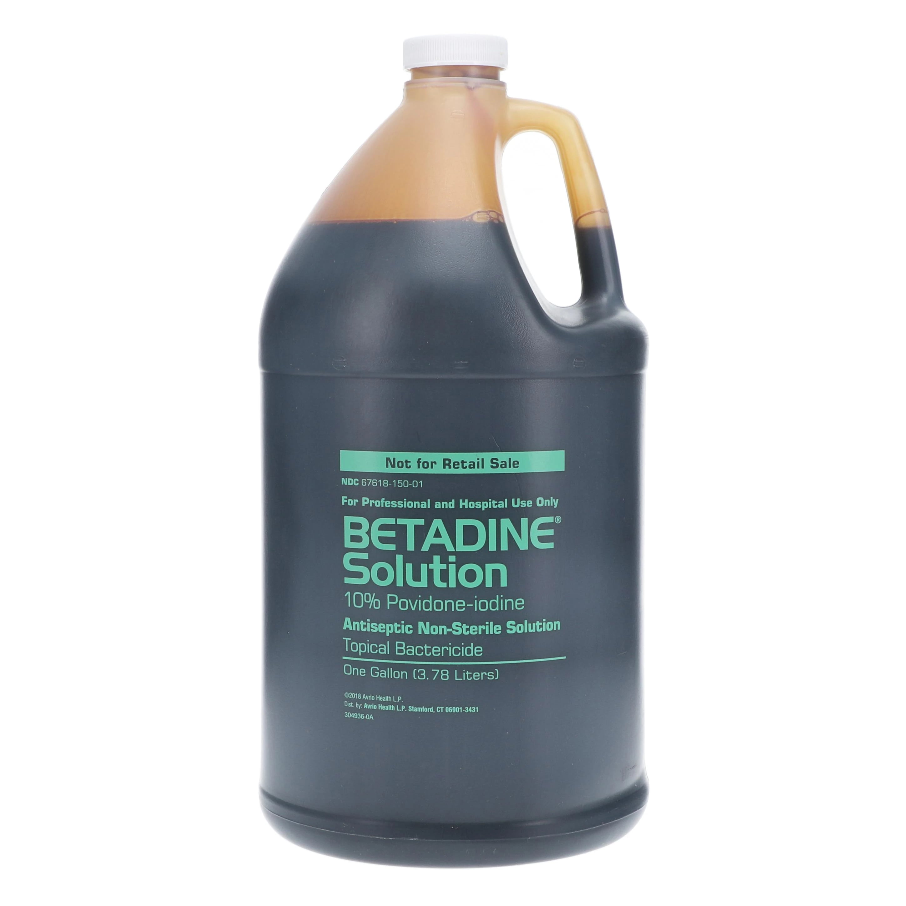 Betadine Antiseptic Solution, Povidone Iodine, 1 Gallon