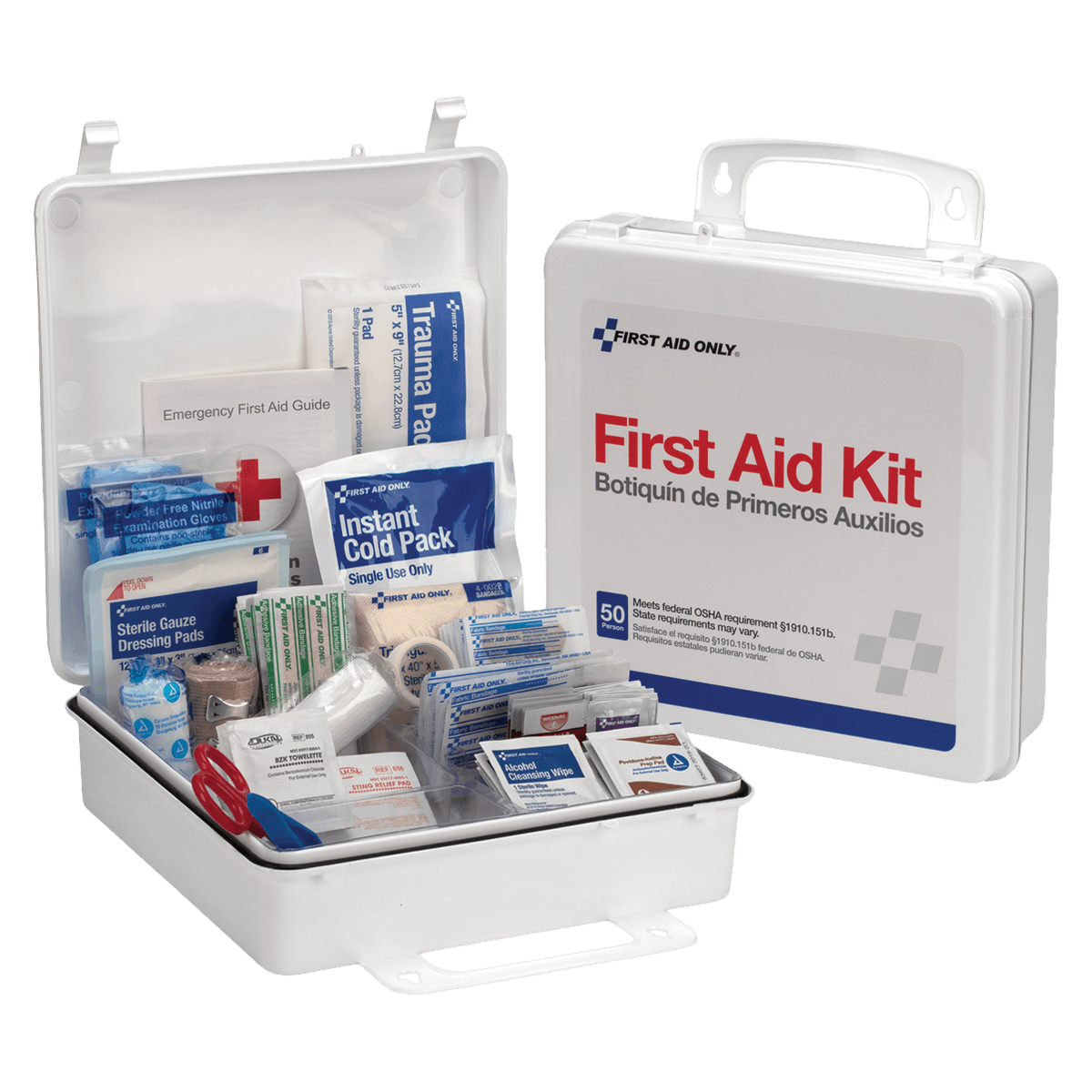 Pacc-Kit Safety Equipment First Aid Kit, 25 Person, Steel Case, 01KEZKNNT027SABVGZV9FVBJAR