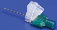 Magellan Safety Needle, Hypodermic, 22G x 1", Shielded, Self-Leveling Sheath, Tri-Beveled, Sterile, Latex-Free, 50/Bx