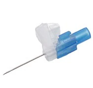 Magellan Safety Needle, Hypodermic, 25G x 1", Shielded, Self-Leveling Sheath, Tri-Beveled, Sterile, Latex-Free, 50/Bx