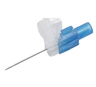 Magellan Safety Needle, Hypodermic, 18G x 1", Shielded, Self-Leveling Sheath, Tri-Beveled, Sterile, Latex-Free, 50/Bx