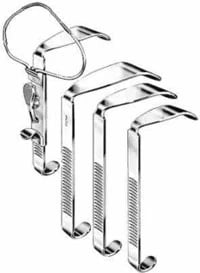 Mouth Gag with 3 Blades, Adult, Disposable, Metal, Each