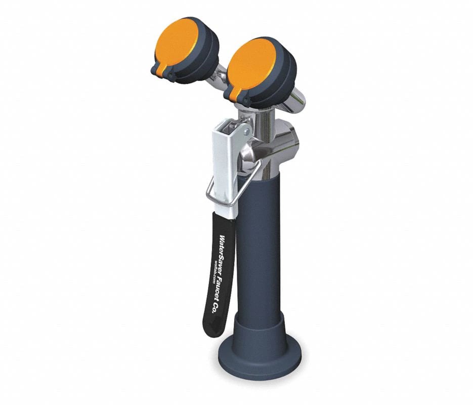 Grainger Eyewash Station with Drench Hose and Deck Flange