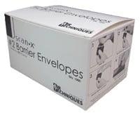 Air Techniques ScanX Barrier Envelopes, Size 2, Black, Bulk Pack, 1000/Pk, 73248-2K