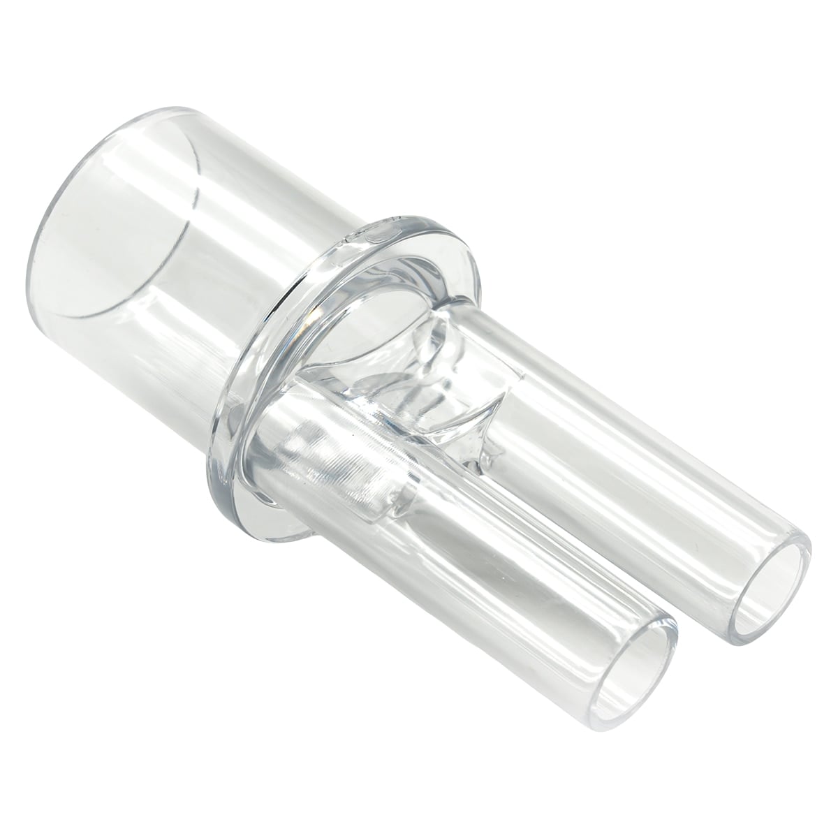 Air Techniques Y-Connector on Vacuum Tube, Scavenger, Latex Free