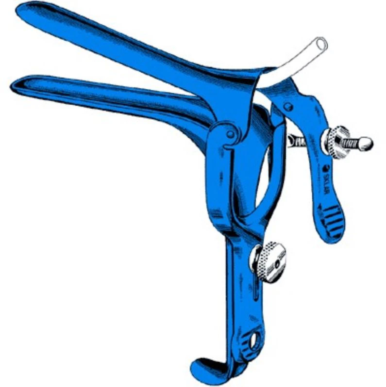Sklar Instruments Pederson Vaginal Speculum, Small, Stainless Steel with Non-Conductive Coating, Reusable, Non-Sterile, Each