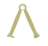Aspen Surgical Double-Grip Umbilical Cord Clamp, Non-Sterile, Disposable, 250/Box