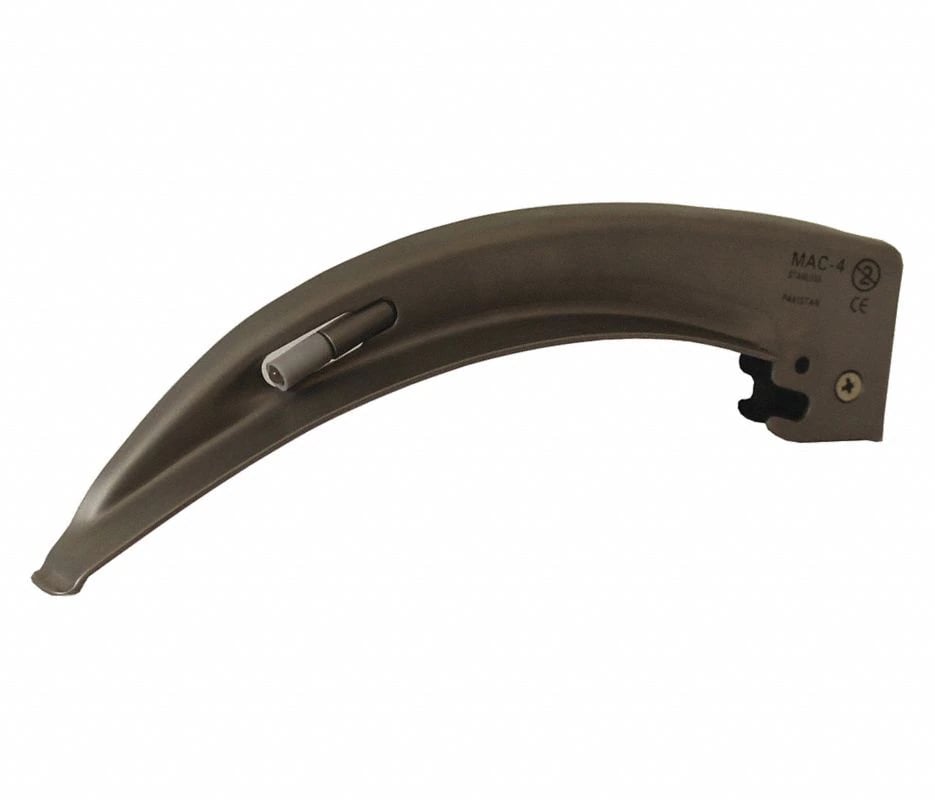 Medsource International Mac Laryngoscope Blade #4, Disposable