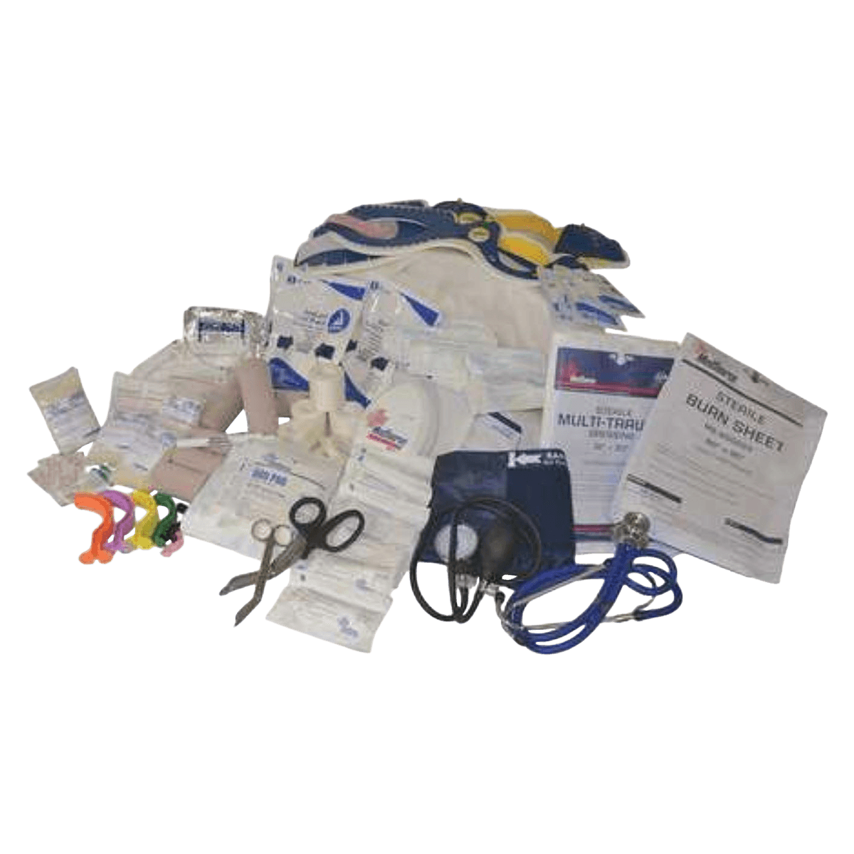 Attack Bag Contents Only, Serve 1-6, Medsource Packaging Concepts