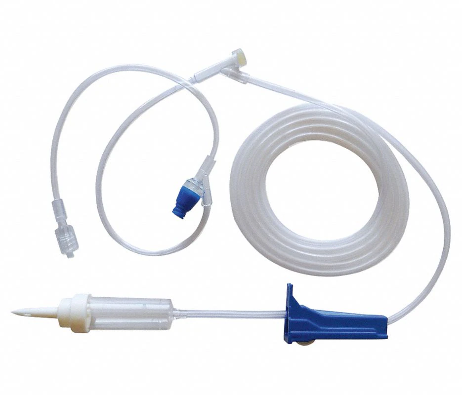 Medsource International IV Admin Set, 10 Drop, Needleless, 83", Sterile, Each