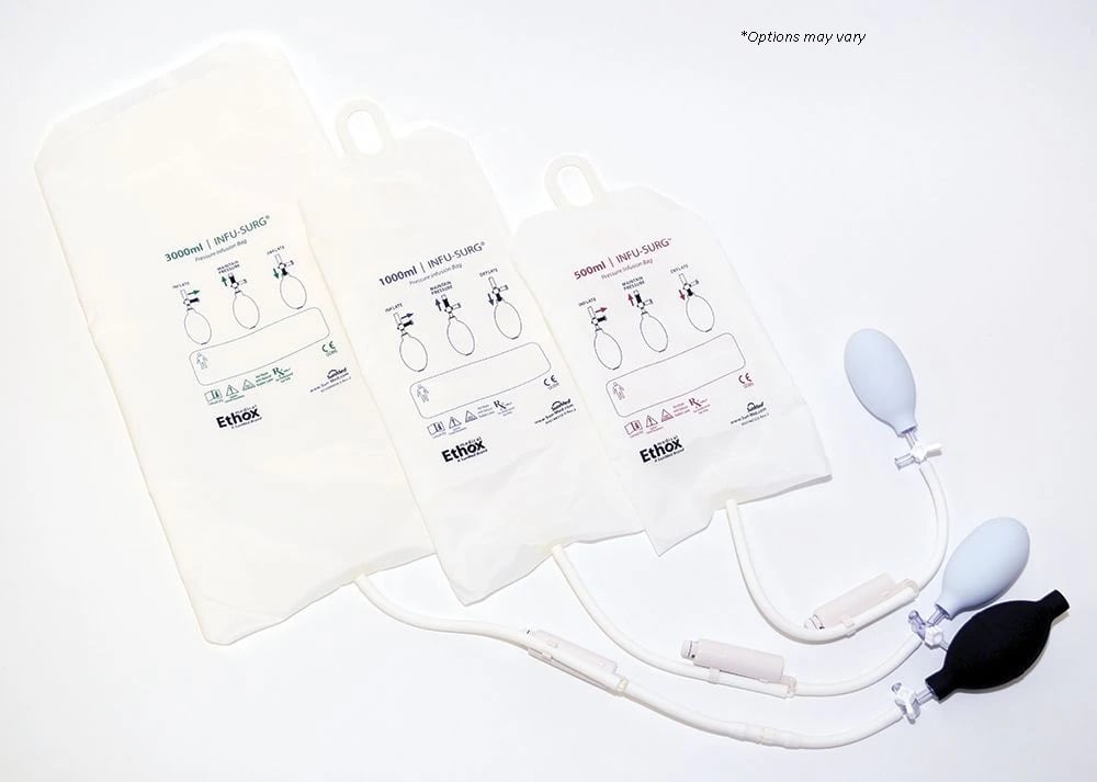 SunMed Infu-Surg Infusion Bag with Hook, 500 mL, 5/Box
