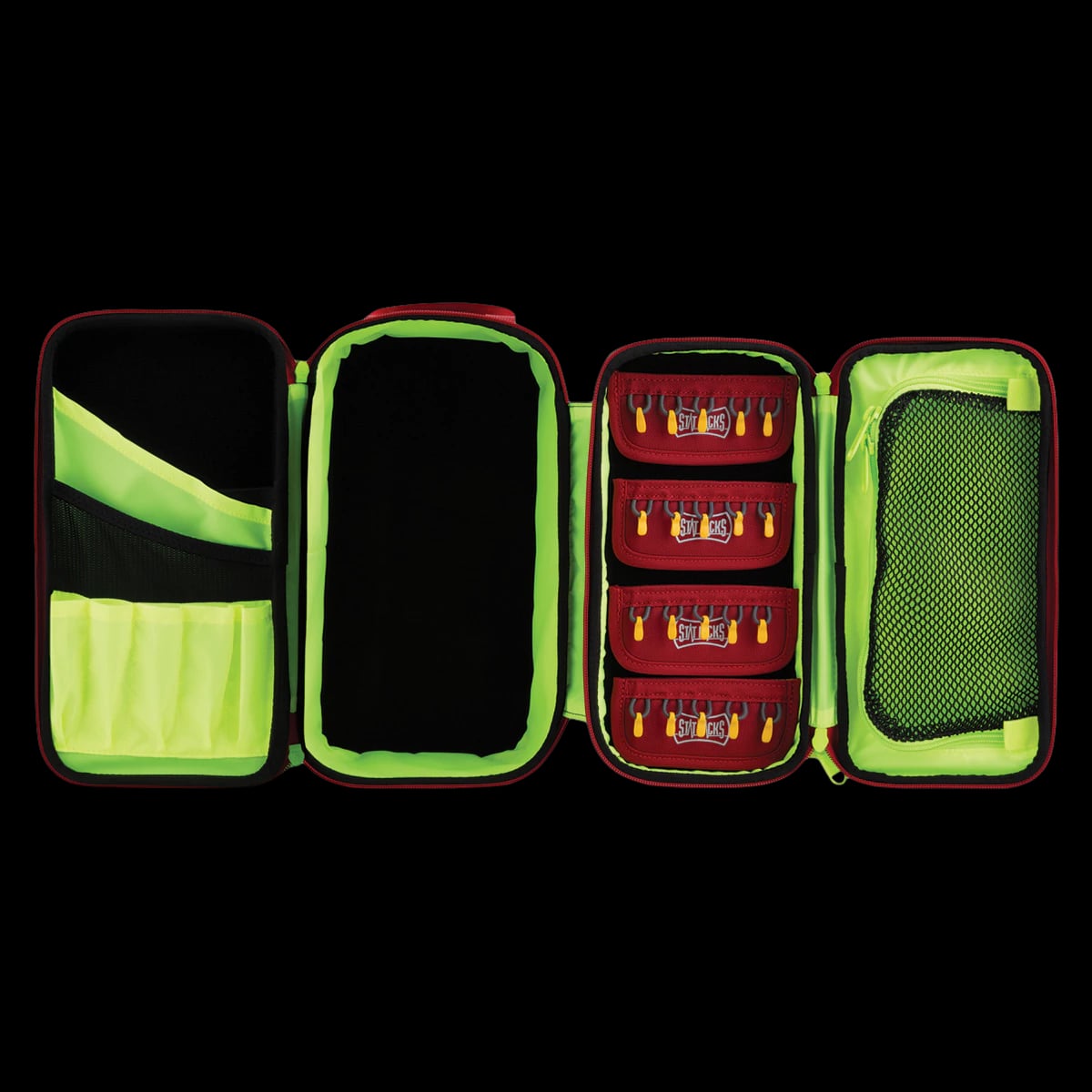 Statpacks G3 Medicine Cell, 6.5x6x12" Red Zipper Closure with 2 Handles