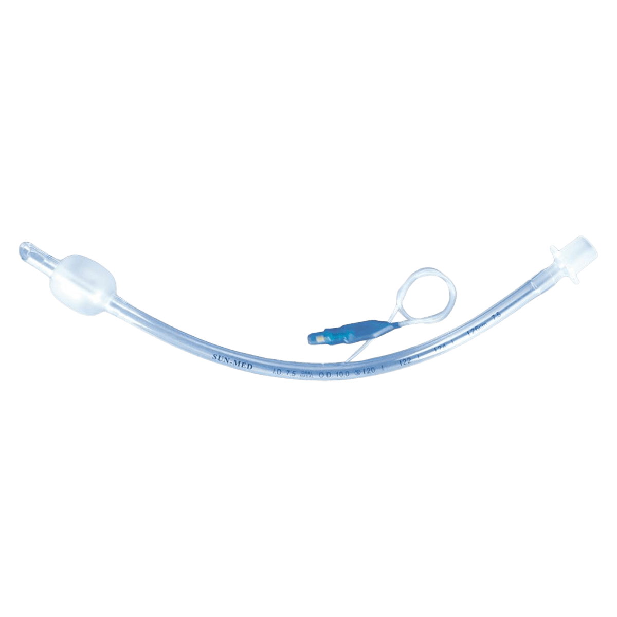 SunMed Endotracheal Tube, 5.5mm Cuffed, 22FR, 10/Box