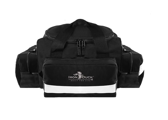 Fleming Industries EM Pack Case Triple Black Trauma Bag, 19 x 14.5 x 8.5 in, Black, Zipper Closure, 2 Carry Handles