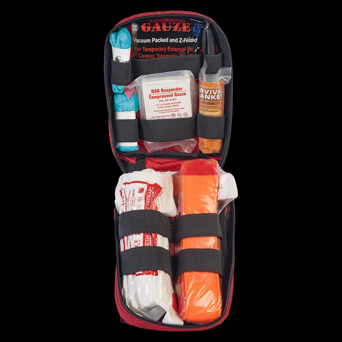 North American Rescue Public Access Bleeding Control Basic Kit, Red