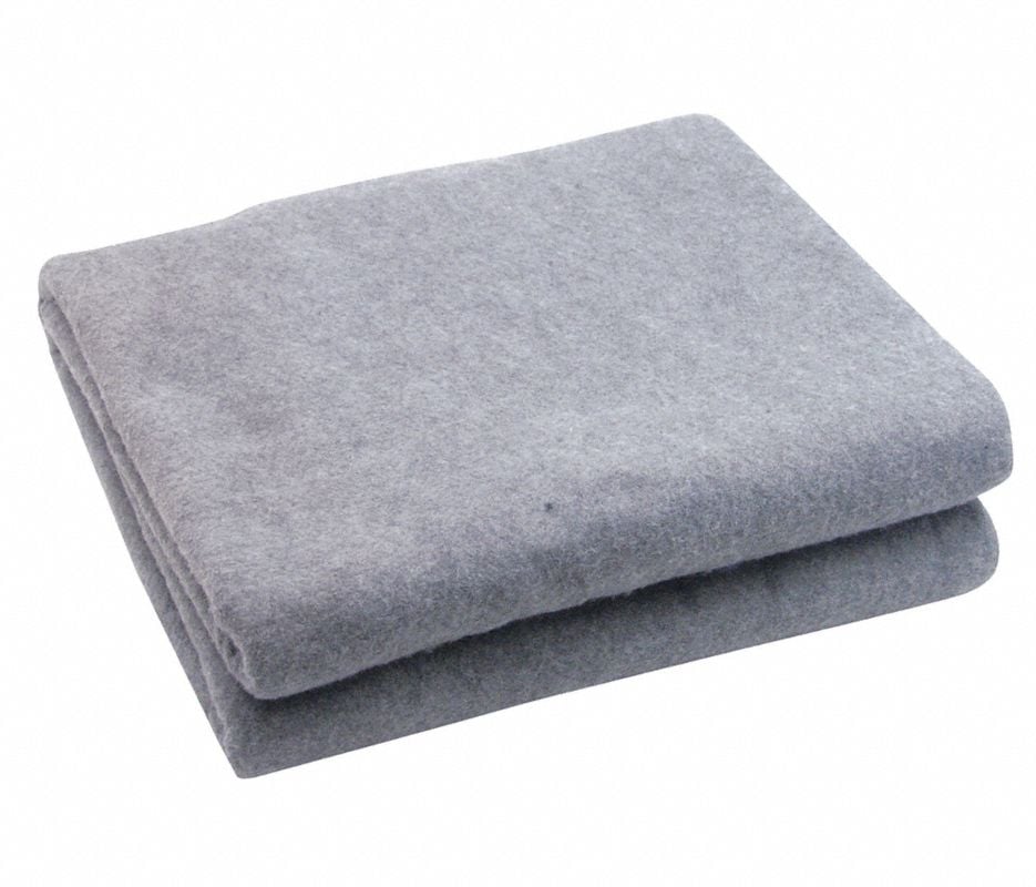 Medsource International Polyester Blanket, 100% Polyester, Gray