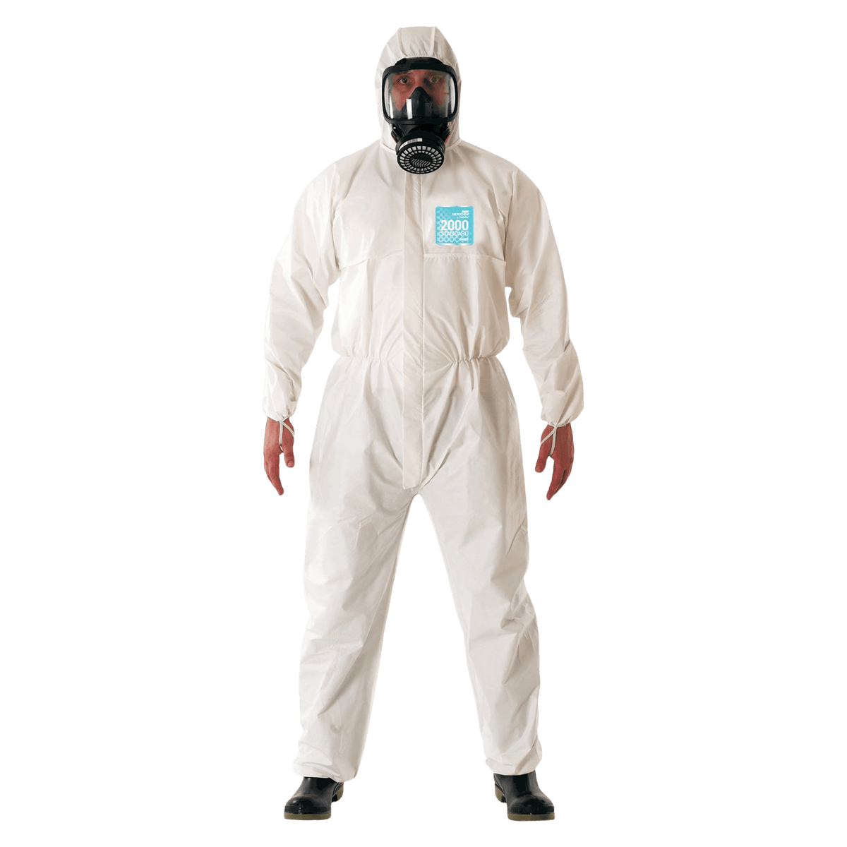 AlphaTec Disposable Coverall with Hood and Boots, 3X-Large, 25/Case