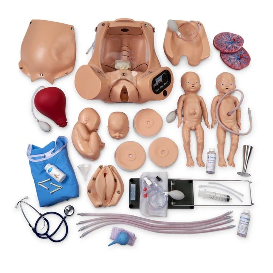 Gaumard Susie/Simon Birthing Simulator Training Manikin, White Skin, Female Baby, S500.200