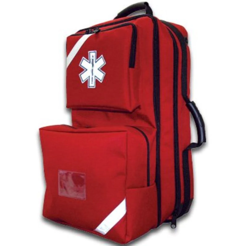 Fieldtex AED/O2 Backpack, Red, 14x6x24"