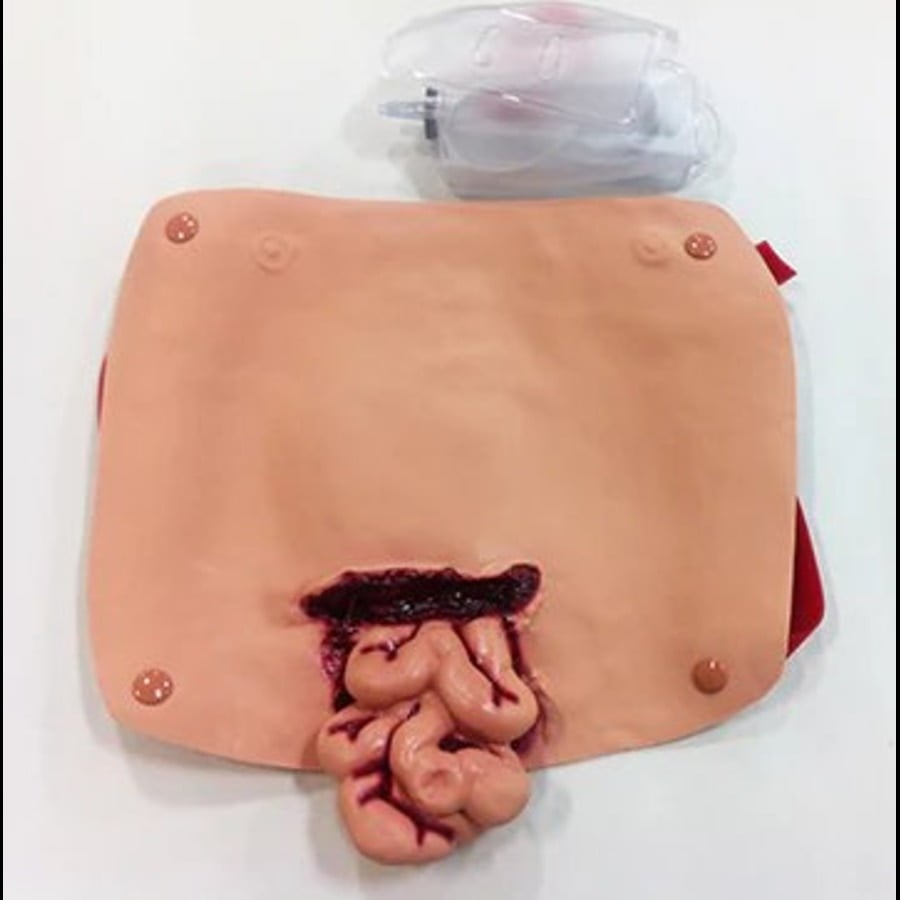 Nasco Healthcare Abdominal Wound with Protruding Intestine Moulage Bandage