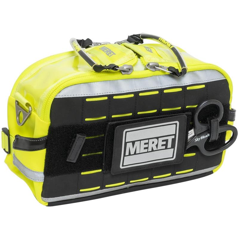 First-In Pro X Sidepack Bag, High Visibility Yellow, 7.25 x 12.5 x 5 in, with Padded Waist Straps