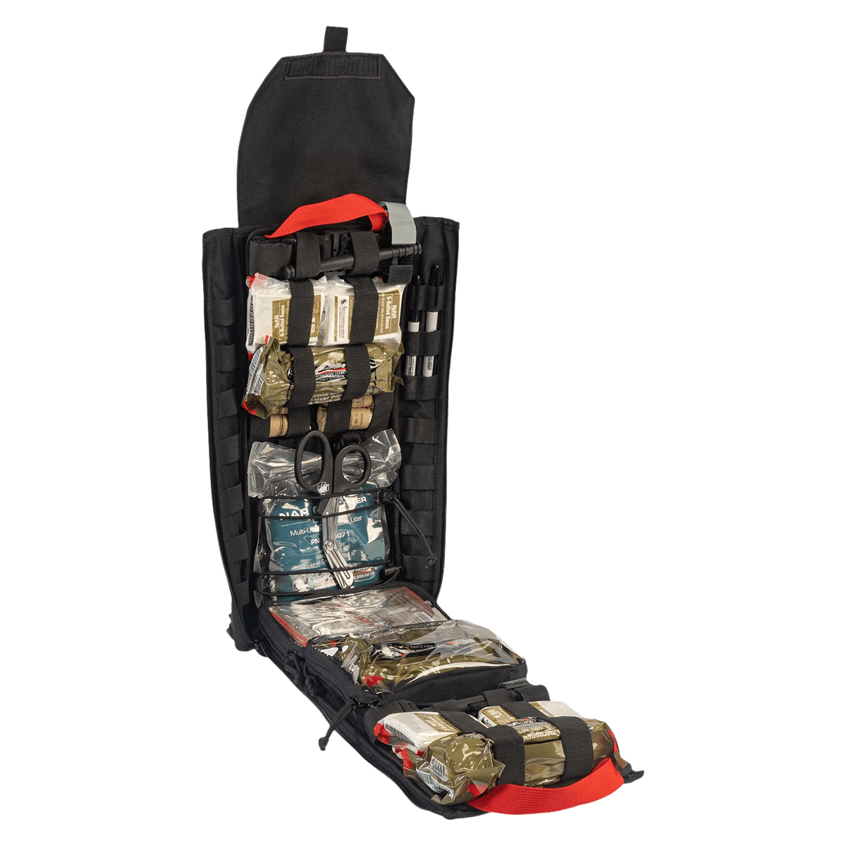 North American Rescue Basic RUF Kit, 2x8x18" Black Zipper Closure
