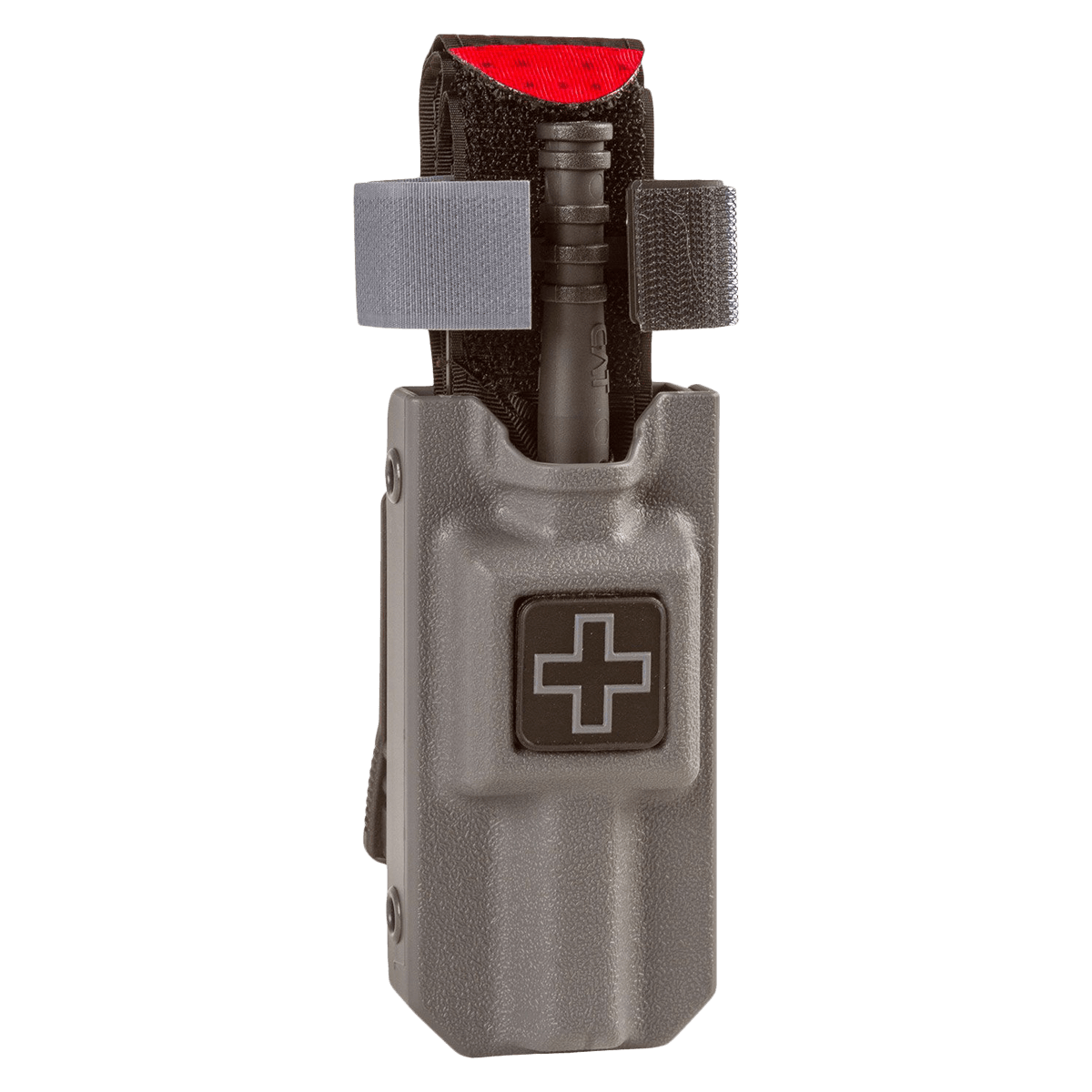 North American Rescue Rigid Gen 7 C-A-T Tourniquet Case, Gray, 2x2.25x4.75 in, 2-Screw Attachment, No Handle