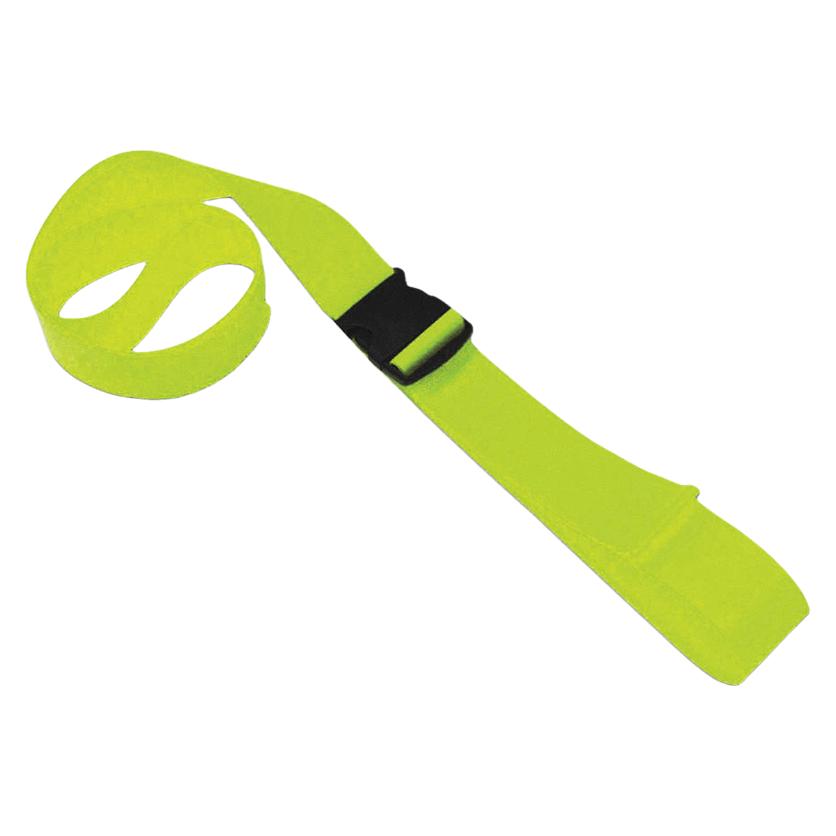 Bio G1 Patient Safety Restraint Strap, Polyester, Plastic Buckle, 9 ft, 2-Piece, Yellow