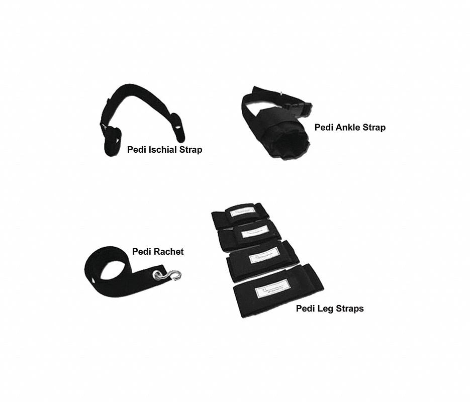 Trac Splint Strap Replacement Set, Pediatric, with Carrying Case (Arm, Adult Vinyl)
